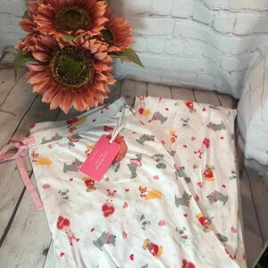 Dachshund Isaac Mirzrah sleepware lounge bottoms Lady